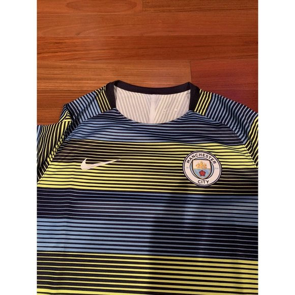 Nike Blue and Yellow Striped Men's Jersey - Picture 3 of 7